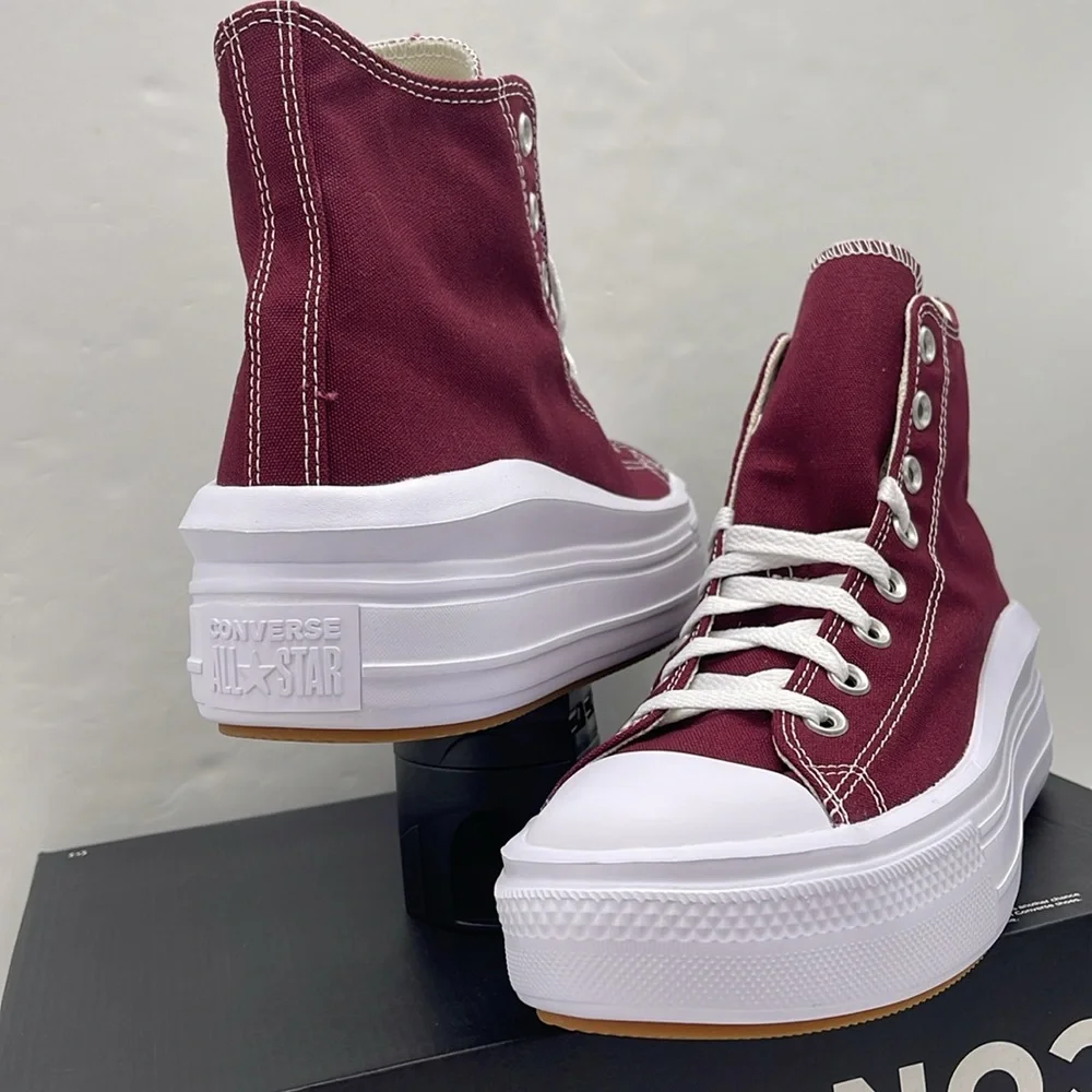 Converse WMNS High-Top Platform Sneakers A02430C CTAS MOVE HI
DARK BEETROOT/WHIT - Picture 9 of 16